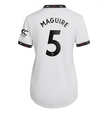 Manchester United Harry Maguire #5 Bortatröja Dam 2022-23 Korta ärmar
